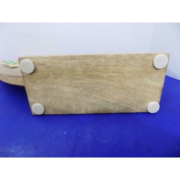 NEW Wood Carved Whale Statue Figurine Coastal Nautical Decor Fish Marine India - Picture 5 of 5